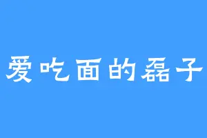 爱吃面的磊子