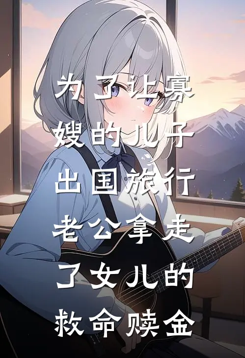 为了让寡嫂的儿子出国旅行，老公拿走了女儿的救命赎金