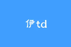 伊td