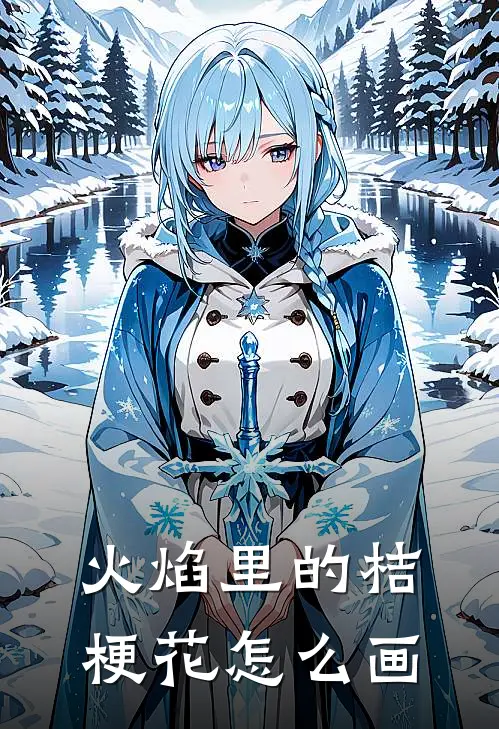 火焰里的桔梗花怎么画