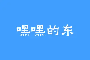 嘿嘿的东