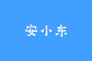 安小东