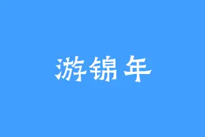 游锦年