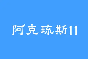 阿克琉斯11